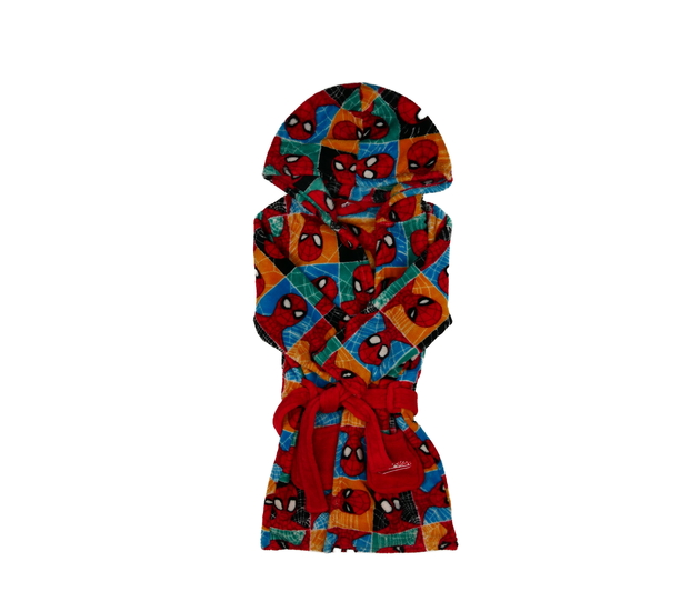 Červený župan Spider-man 