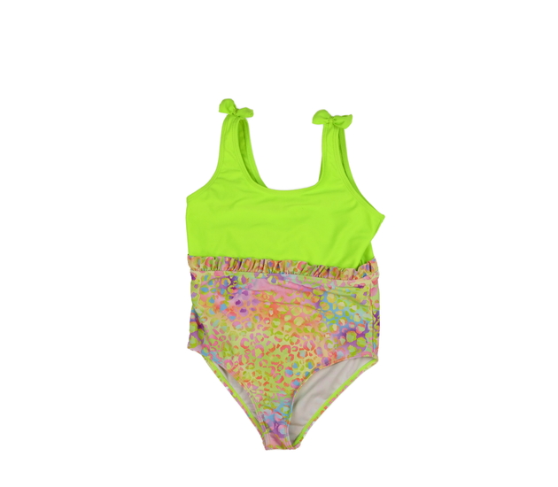 Žluté vzorované plavky 