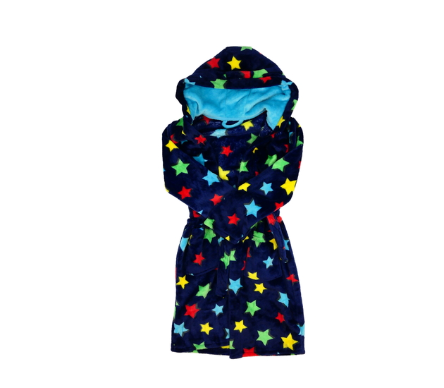 Modrý župan s hvězdami 