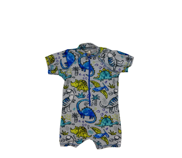 Šedé dinosauří plavky Tu 