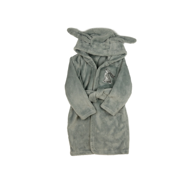 Šedý župan s oušky a králíčkem George