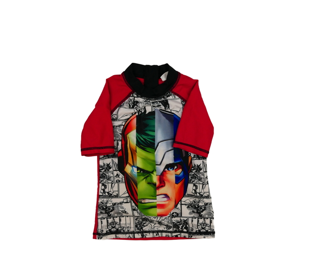 Tmavší plavkové triko Marvel 