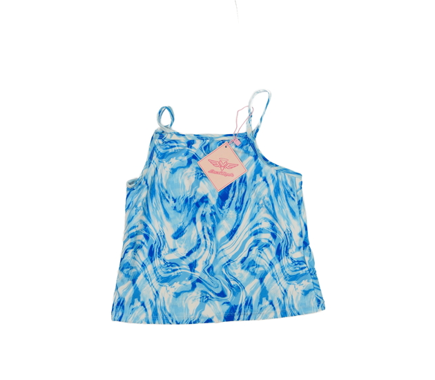 Nový modrý plavkový top 