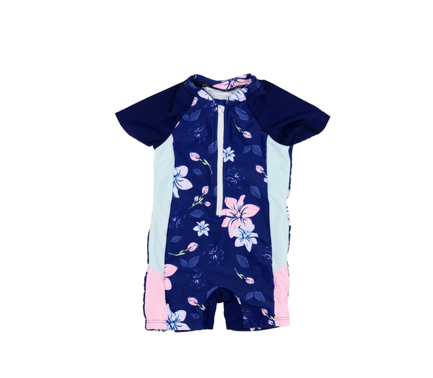 Modré květinové plavky 