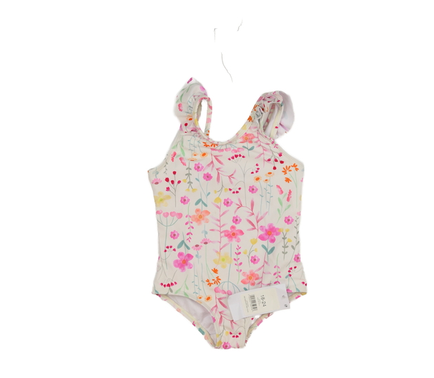 Nové krémové květinové plavky 