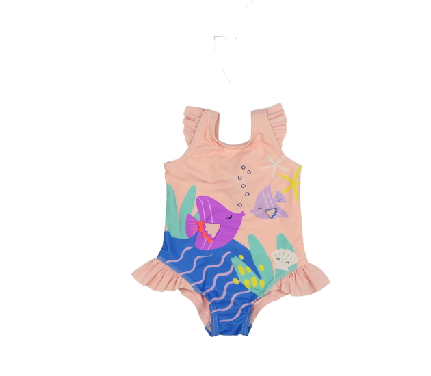 Růžové plavky s rybkami M&S