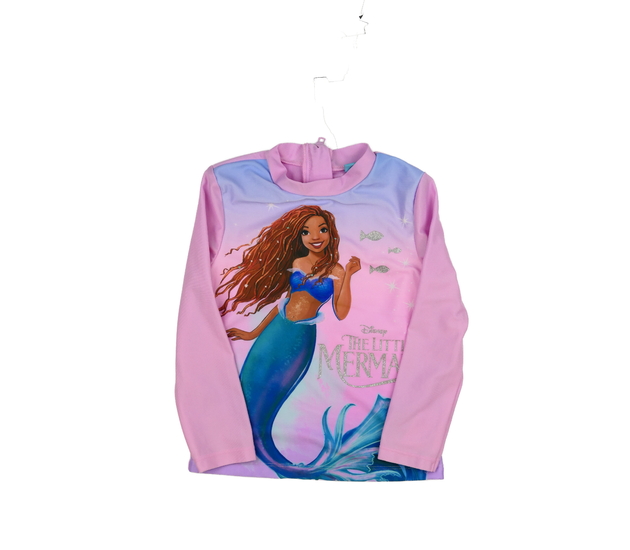 Růžové plavkové triko Malá mořská víla Disney 