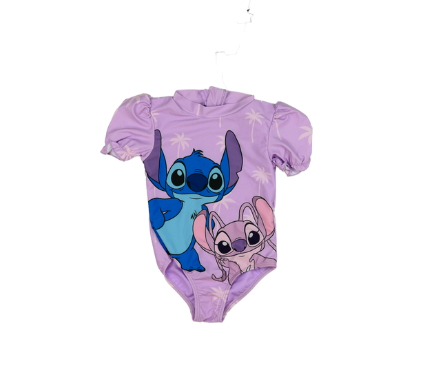 Světle fialové krásné plavky Stitch Disney 