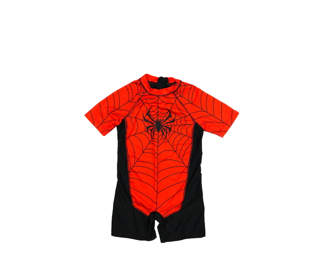 Červeno-černé plavky Spider-man