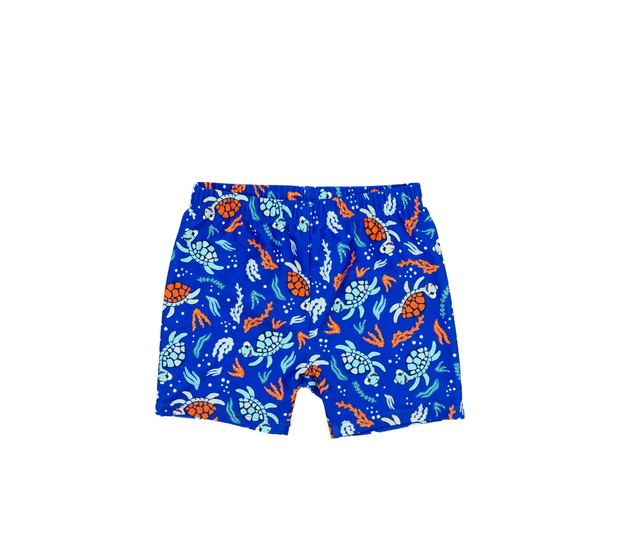 Modré plavky s želvičkami 