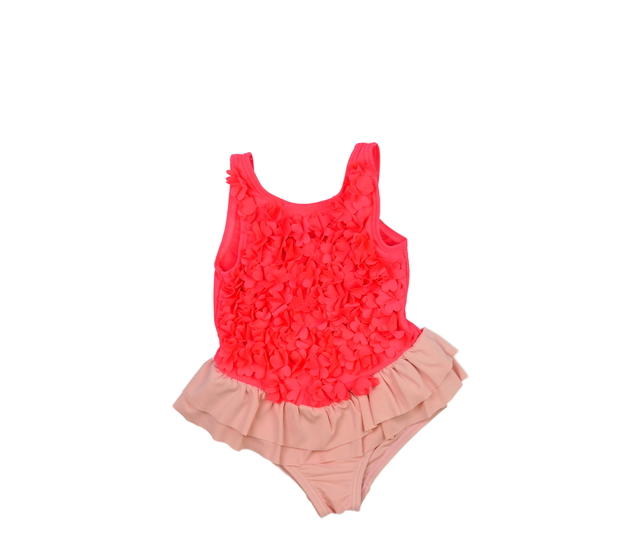 Růžové plavky s květinami M&S