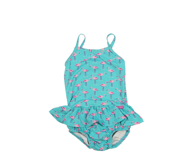 Modré kojenecké plavky s plameňáky Jojo Maman Bébé