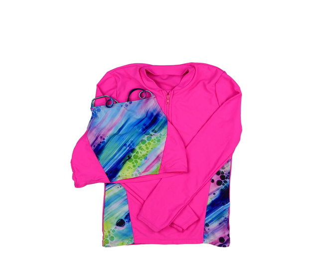 Růžové plavkové triko a plavkový vršek George