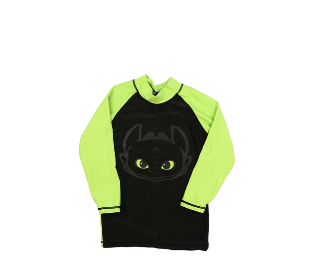 Zeleno-černé plavkové triko Jak vycvičit draka