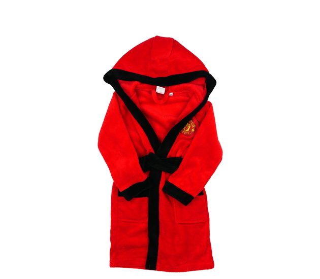 Černo-červený fanouškovský župan 