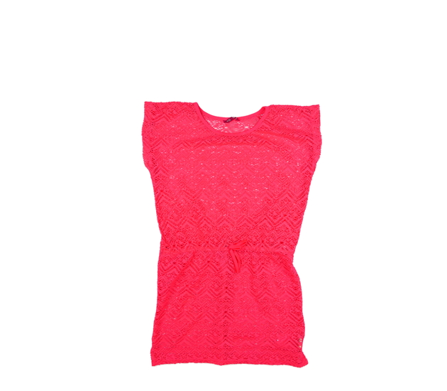 Růžový madeirový přehoz přes plavky Primark 