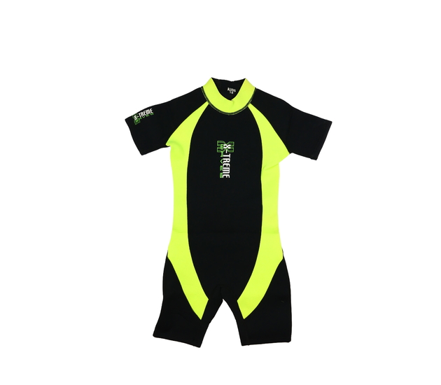 Černo-žluté neoprenové plavky 