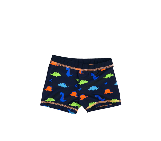 Tmavě modré dinosauří plavky 