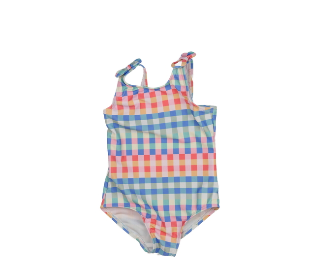 Barevně kostkované plavky George