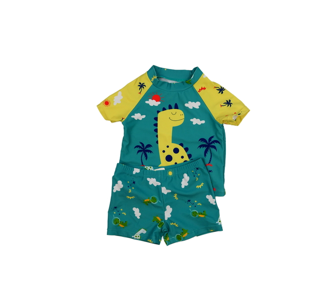 Zelené dvoudílné plavky 