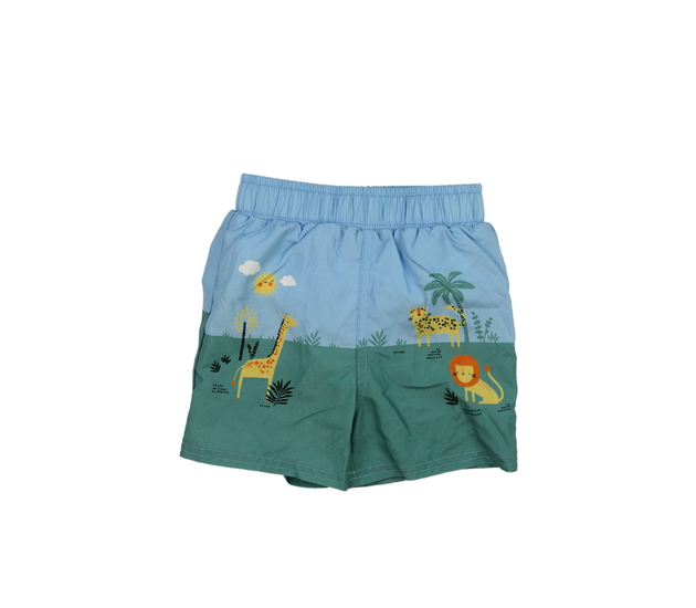 Modro-zelené kojenecké plavky Tu