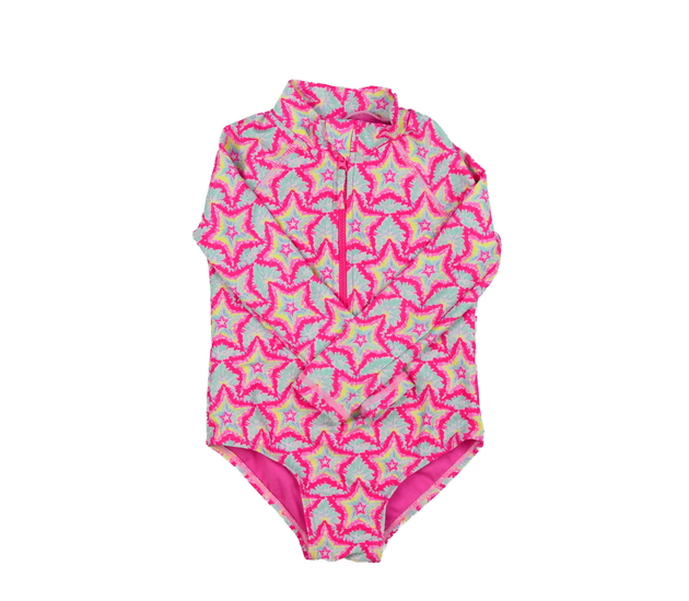 Růžové plavky s hvězdami Nutmeg