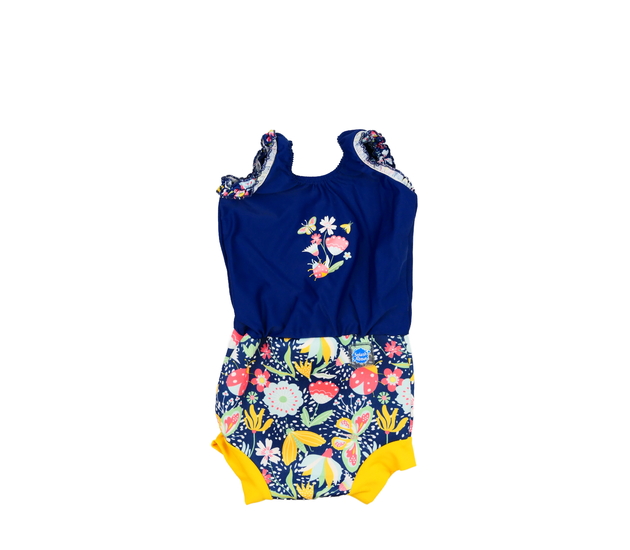 Tmavé květinové plavky Splash About