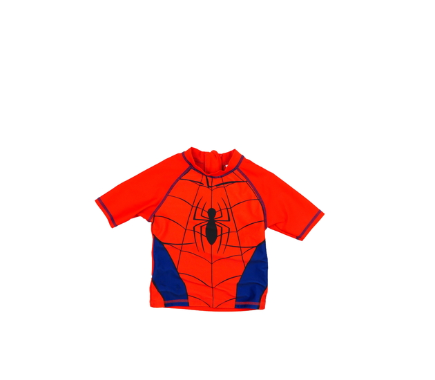 Červené plavkové triko Spider-man 