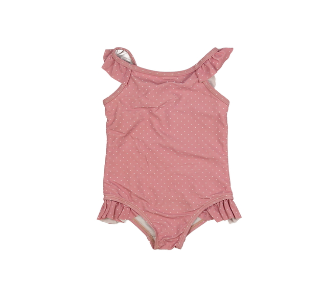 Růžové plavky s volánky a kolečky George