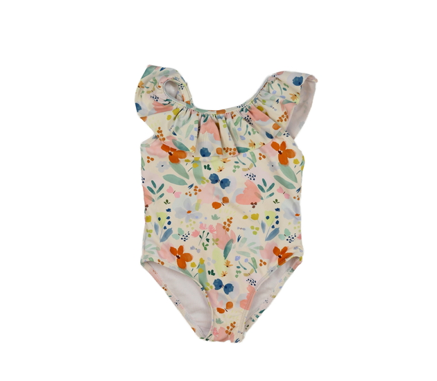 Béžové květinové plavky Nutmeg 