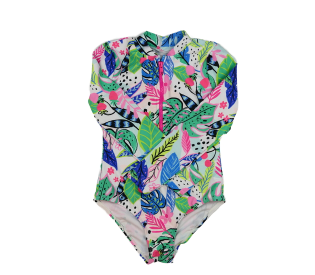 Bílé květinové plavky George