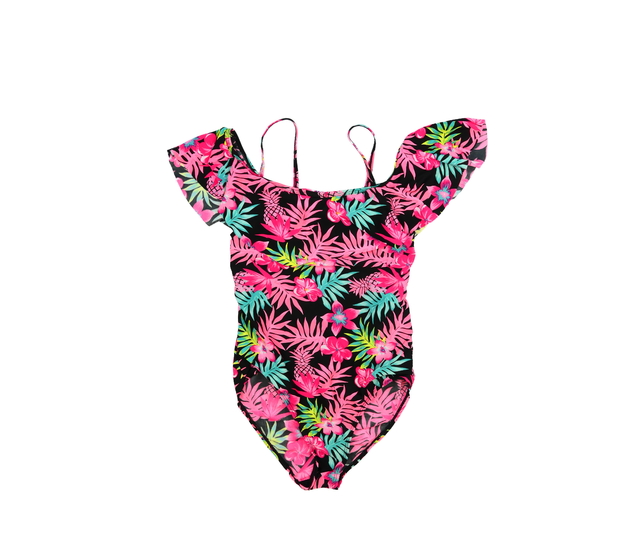 Černé květinové plavky Primark 