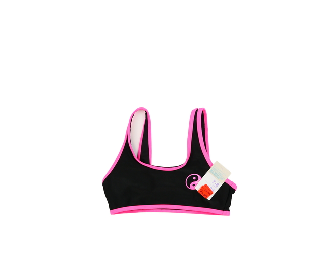 Nový černo-růžový plavkový vršek Primark 