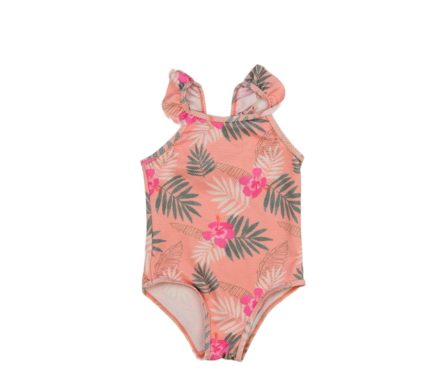 Oranžové plavky s listy Primark 