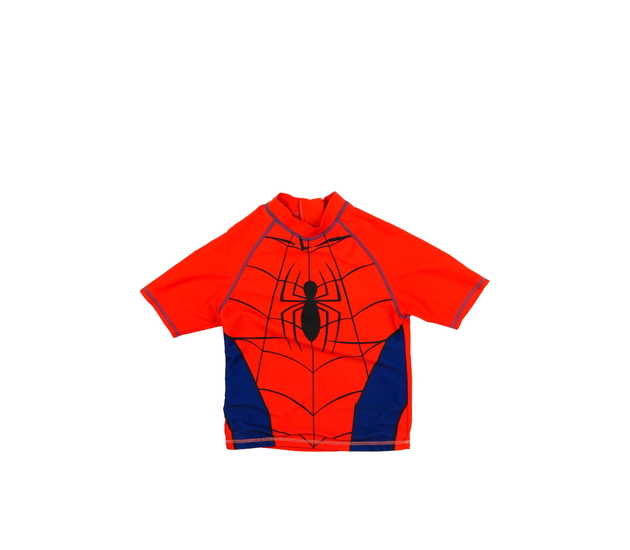 Červené plavkové triko Spider-man 