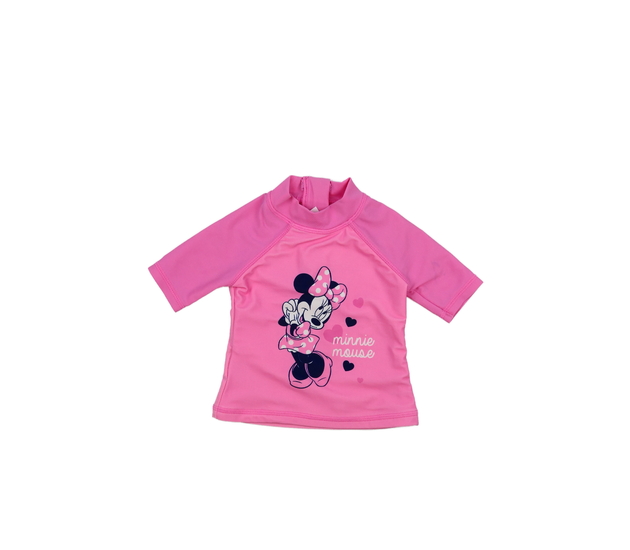 Růžové plavkové triko Minnie Disney 