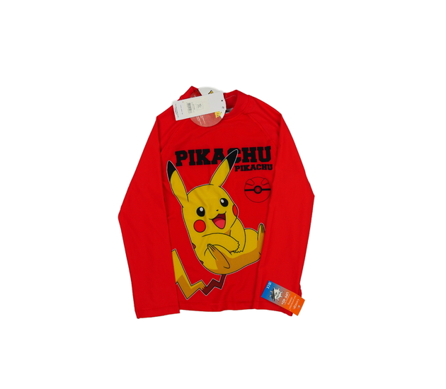 Nové červené plavkové triko Pokémon George