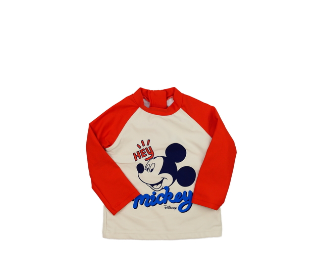 Krémovo-oranžové plavkové triko Mickey George