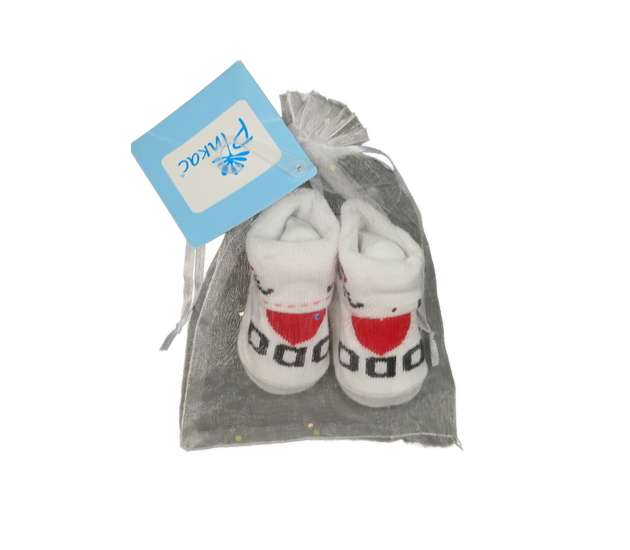 Nové bílé dárkové ponožky 