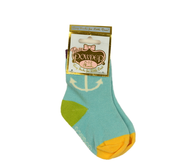 Nové modré ponožky s kotvou