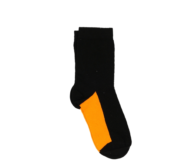 Nové černooranžové ponožky EUR 27-30