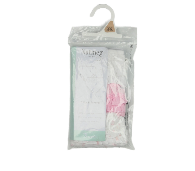 Nové kalhotky s volánky 3 ks Nutmeg