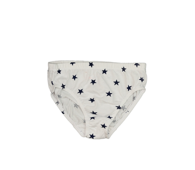 Nové bílé slipy s hvězdami George