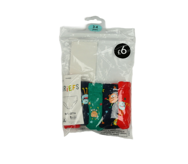 Nové slipy s příšerkami 5 ks George