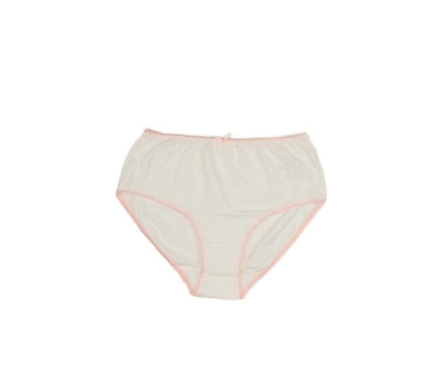 Nové bílé kalhotky s růžovým okrajem George
