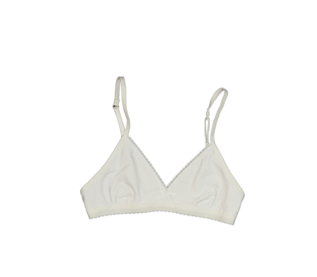 Bílá podprsenka s krajkou vel. 28A Tu