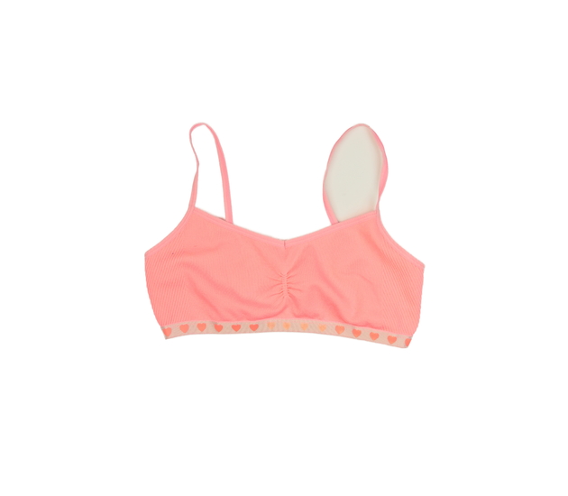 Růžová podprsenka se srdíčky Primark