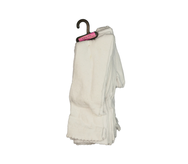 Nové bílé dlouhé ponožky 5 párů EUR 31-36,5