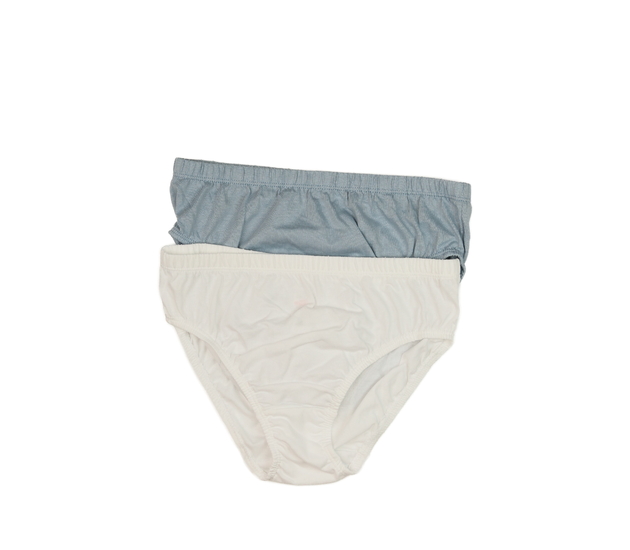 Nové slipy 2 ks - bílé a modré George