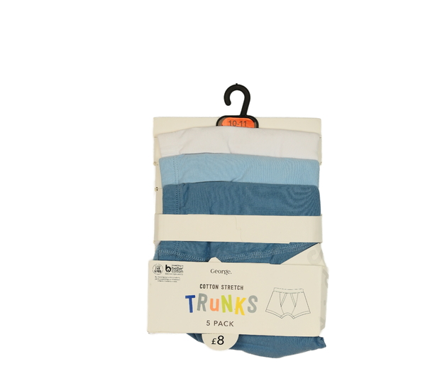 Nové modro-bílé trenky 3 ks George